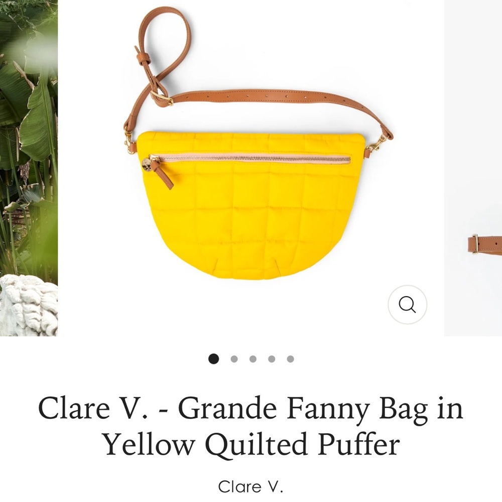 Clare V Yellow Quilted Grande Fanny - Picture 5 of 5